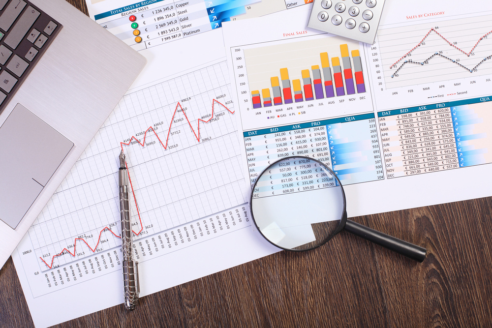 Image of a businessman workplace with papers