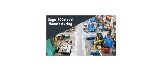 Sage 100cloud Manufacturing