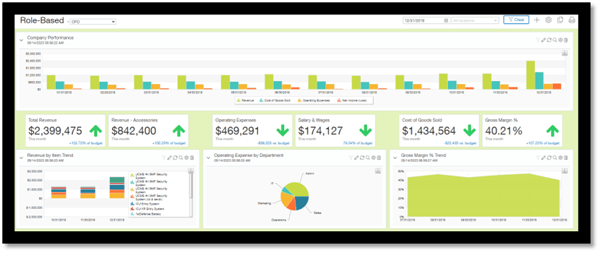 cfo dashboard boarder