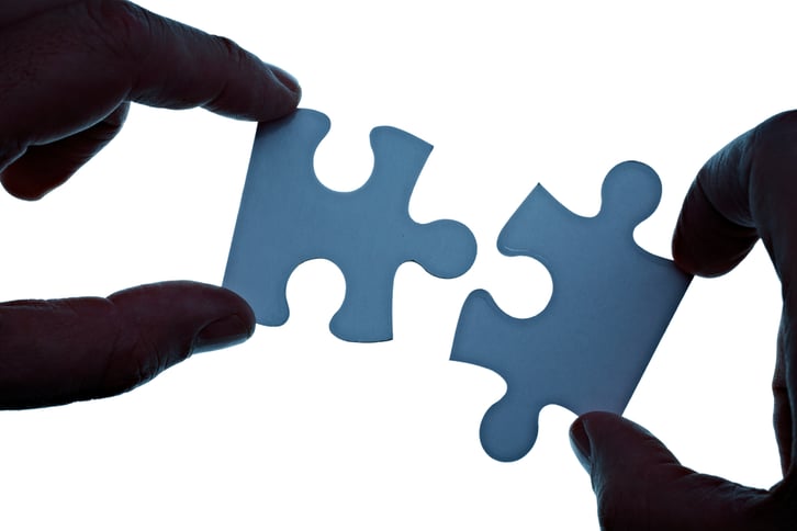 close up of a puzzle game parts-1