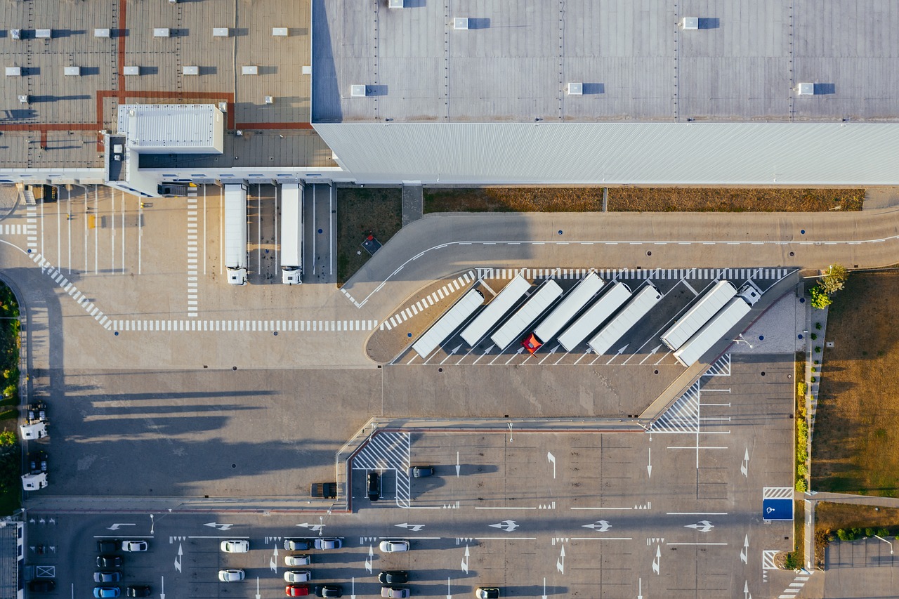distribution trucks