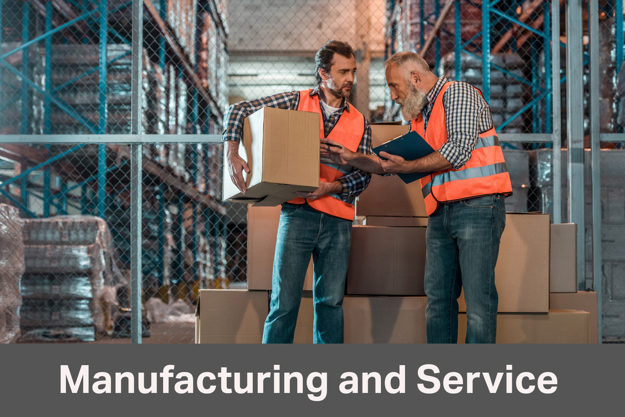 manuf and service - graphic