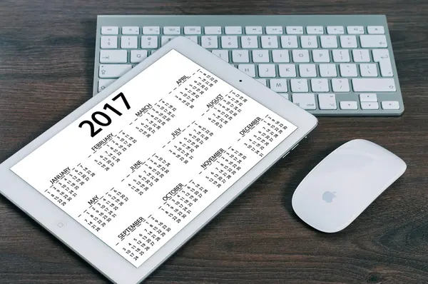 Calendar, Keyboard and Mouse